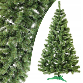 Umelý vianočný stromček Fir 220 cm zelený stojan