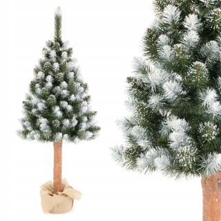 Umelý vianočný stromček borovica na diamantovom kufri 150 cm
