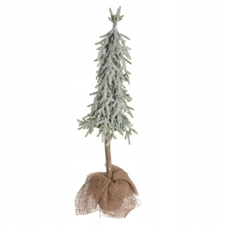 Umelý vianočný stromček v hrnci zasnežené 55 cm