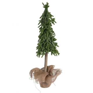 Umelý vianočný stromček v zelenom hrnci 55 cm