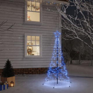 Vianočný stromček s pozemným vkladom, 200 modrých LED,