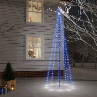 Vianočný stromček s 310 modrými LED koláčmi 30