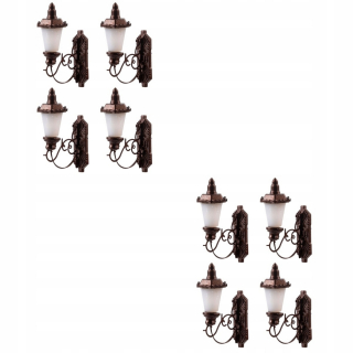 Dekorácia do záhrady - Vianočná stena modelu nástenná lampa model 8 ks