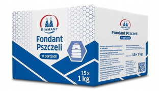 Krmivo pre včely - Fondant Food pre včely 15 x 1 kg diamant bez prísad
