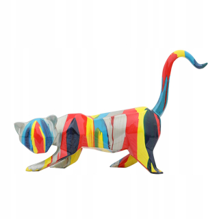 Coloful Cat Figurín socha remeselníkov