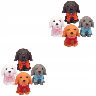 Dekorácia do záhrady - Cupcake Toppers Puppy Model Model šál 8 ks