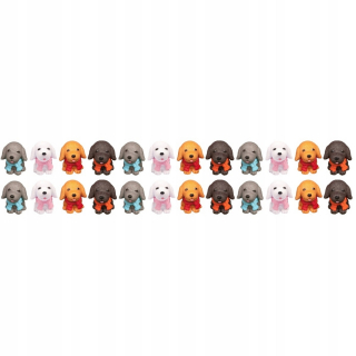 Dekorácia do záhrady - Cupcake Toy Puppy Model Cupcake Toppers 24 PCS