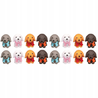 Dekorácia do záhrady - Cupcake Toy Puppy Model Mini Dogs 16 PCS