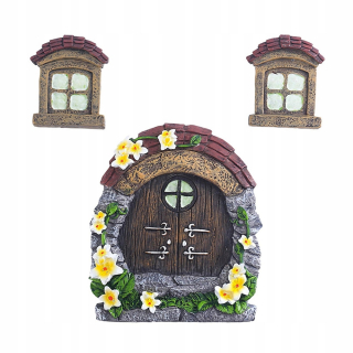 Očarujúce miniatúrne dvere okenných okien Gnome pre umenie