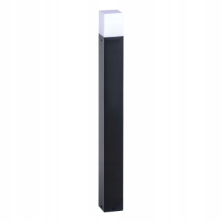 Svetelný stĺp do záhrady - Čierna záhradná lampa Classic Post 80cm K-8142