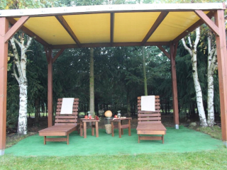 Záhradný slnečník - Strecha terasy terasy. Vodotesná až veľkosť