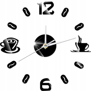 Dekorácia do záhrady - DIY Coffee Tea 3D akrylové zrkadlové nálepky