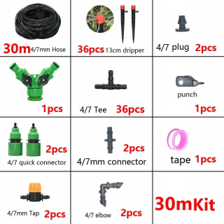Zavlažovanie záhrady - DIY súprava kvapkového zavlažovacieho systému pre auto