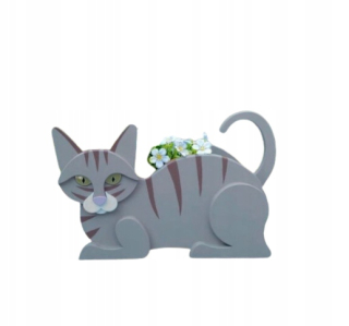 Potflower Pot Garden Cat Cat M5