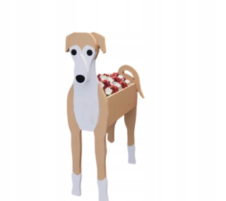 Potflower Pot Garden Dog Graf