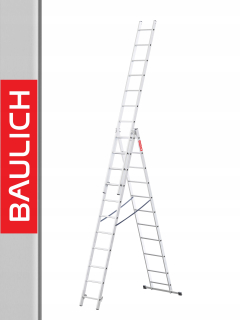 Multifunkčný hliníkový rebrík 3x11 Baulich Pro