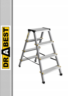 Dvojitý -Domáca rebrík 2x4 DRABEST LABDER *