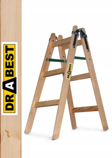 Maľovanie dreveného rebríka 2x3 Drabist