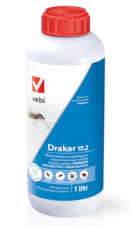 Draker 10.2 1L rýchlo bojuje proti komárom mravca vosy