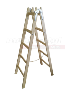 Drevená maľba rebríka 2x5 úrovne