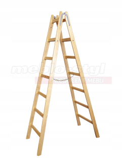 Drevená maľba rebrík 2x7 úrovne