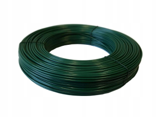 Ostnatý, napínací drôt - Galvanizovaný napínací drôt + PVC 2,4 mm/3,5 mm zelený pre sieť SIATX 100M