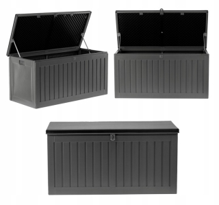Záhradný úložný box - Veľká záhradná balkónová záhradná terasa 270 l šedá