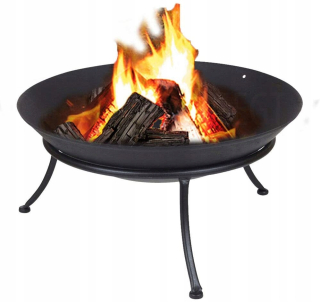 Gril na drevené uhlie - Veľké záhradné krbu 60 cm gril liatina