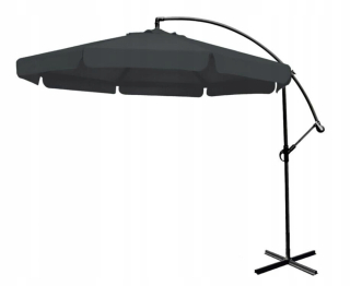 Záhradný slnečník - Veľký záhradný dáždnik s 350 cm rodinnou kľukom * f