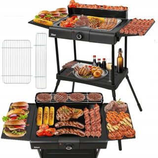 Elektrický záhradný gril - Veľký záhradný gril 6in1 xxl