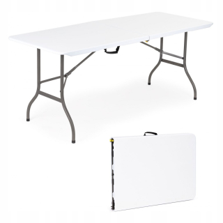 Záhradný stôl, stolík - Okrúhly záhradný stôl 120 cm čierny maletto lumark