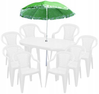 Lumarko Garden Table, Gray, 120x70x66 cm, Lite D
