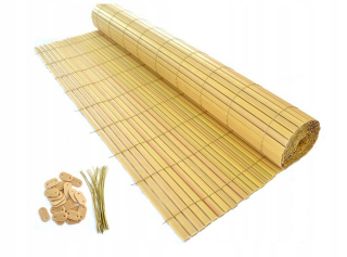 Markíza, tienidlo do záhrady - Double -Ded PVC Mat, balkón 0,9x3m, bambus