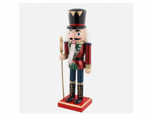 Luskáčik 25 cm Drevená figurínová dekorácia