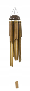Zvonkohra do záhrady - Bambusový vetra 130 cm gong Indonézia Coconut Garden Terrace Balkón