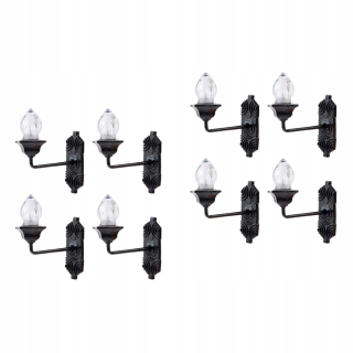 Dekorácia do záhrady - Dollhouse dekoration Wall Lamp Model Model 10 ks