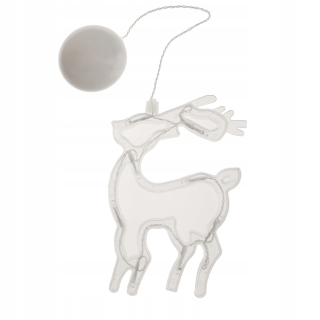 Deer dekoratívne svetlo biele svetlo