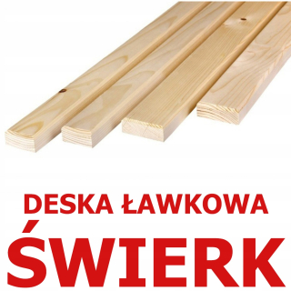 Záhradná lavica, lavička - Lavicová doska 10x2.8 - dĺžka 180 cm - smrek