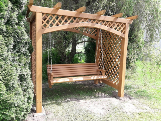 Záhradná lavica, lavička - Lavičková doska Alder Wood 180 x 10 cm