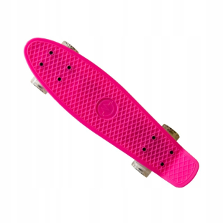 Mini Longboard Skateboard - ružová