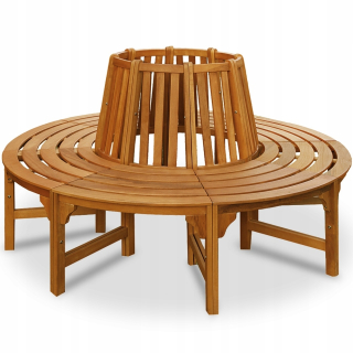 Záhradná lavica, lavička - Deuba Round Garden Lavica okolo stromu 190 cm