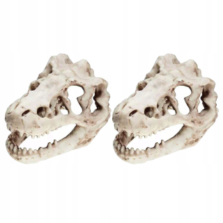 Dekorácia do záhrady - Dinosaur živice Habitat skryut plaziť 2 ks
