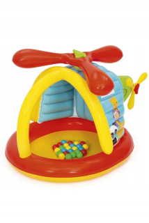Domček na náradie - Nafukovacie playpéry Fisher-Ceny pre deti, sprchovací kút helikoptér Bestway 155x102x9