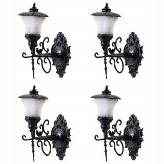 Dekorácia do záhrady - Nástenná lampa pre Dollhouse Led Svätý 4 ks