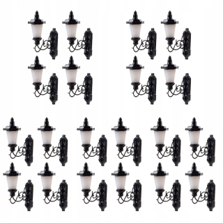 Dekorácia do záhrady - Nástenná lampa pre dolieho stolové pieskovisko 20 ks