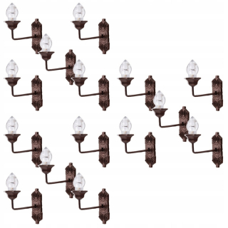 Dekorácia do záhrady - Nástenná lampa pre bezdrôtovú dekoratívnu lampu pre bábiky 15 ks