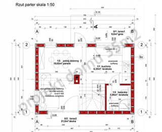 Domček na náradie - Skeletal House s mezzanínom / dizajnom 35 m2