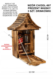 Dekorácia do záhrady - Drevený dom pre vtáky, záhradný bar