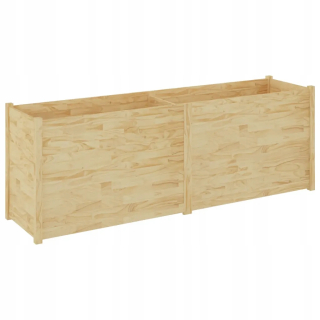 Záhradný box- Záhradný hrniec, 200x50x70 cm, drevo z borovicového borovice