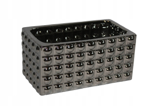 Hrniec keramický keramický strieborný 3D 27cm